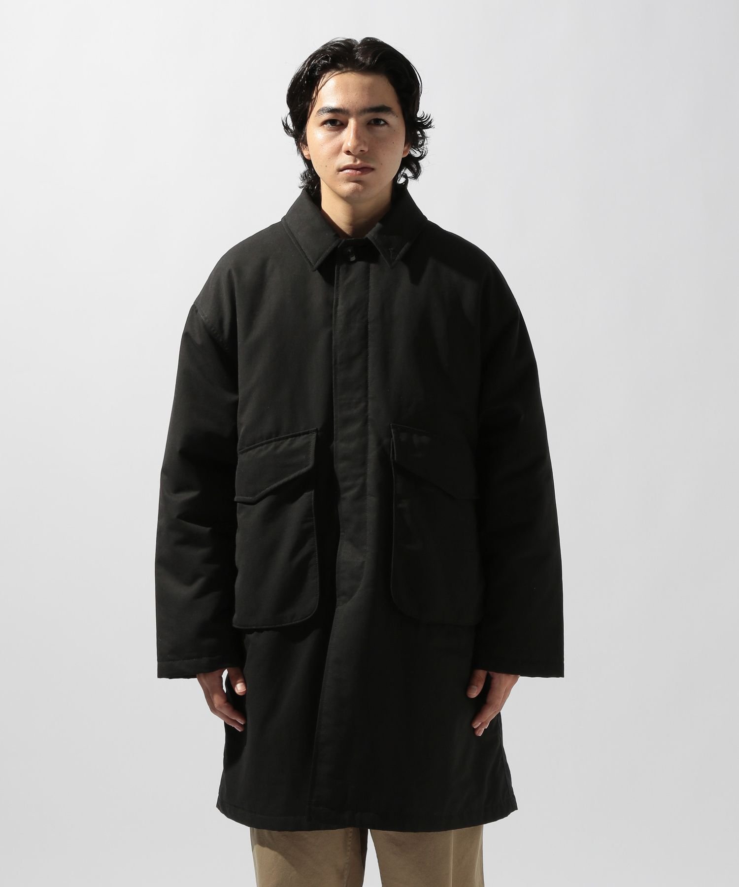 niko and ｜中綿パッチステンカラーコート | Rakuten Fashion(楽天