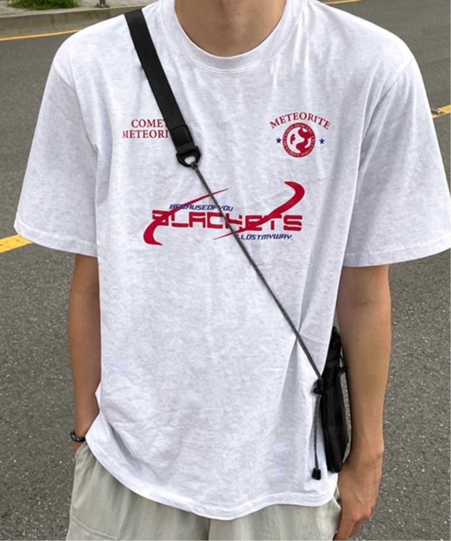 CERCA｜NOWLE/(M)【NOWLE】ストリート ロゴ プリント ユニセックス半袖