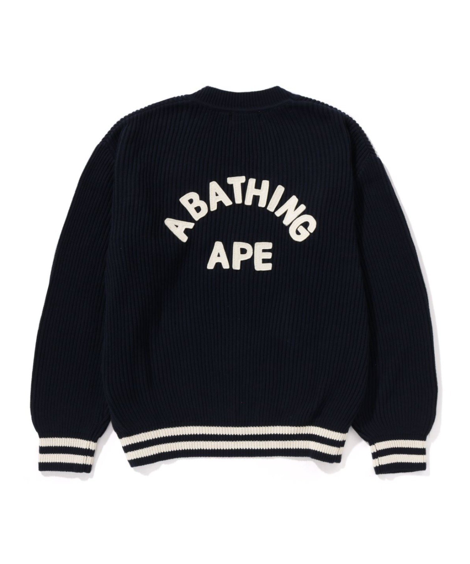 A BATHING APE｜A BATHING APE COLLEGE CARDIGAN | Rakuten Fashion