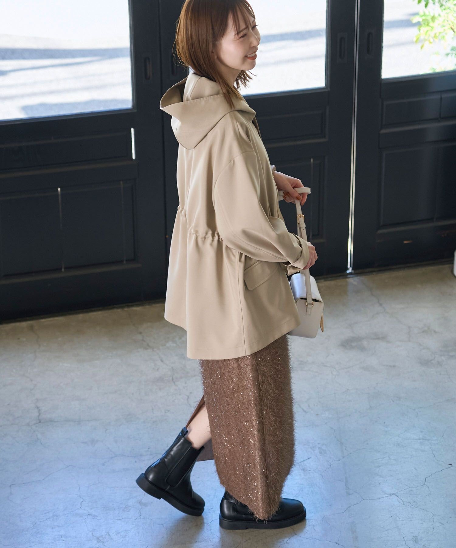 ROPE' PICNIC｜【花粉ガード・撥水加工】ミドル丈マウンテンパーカー