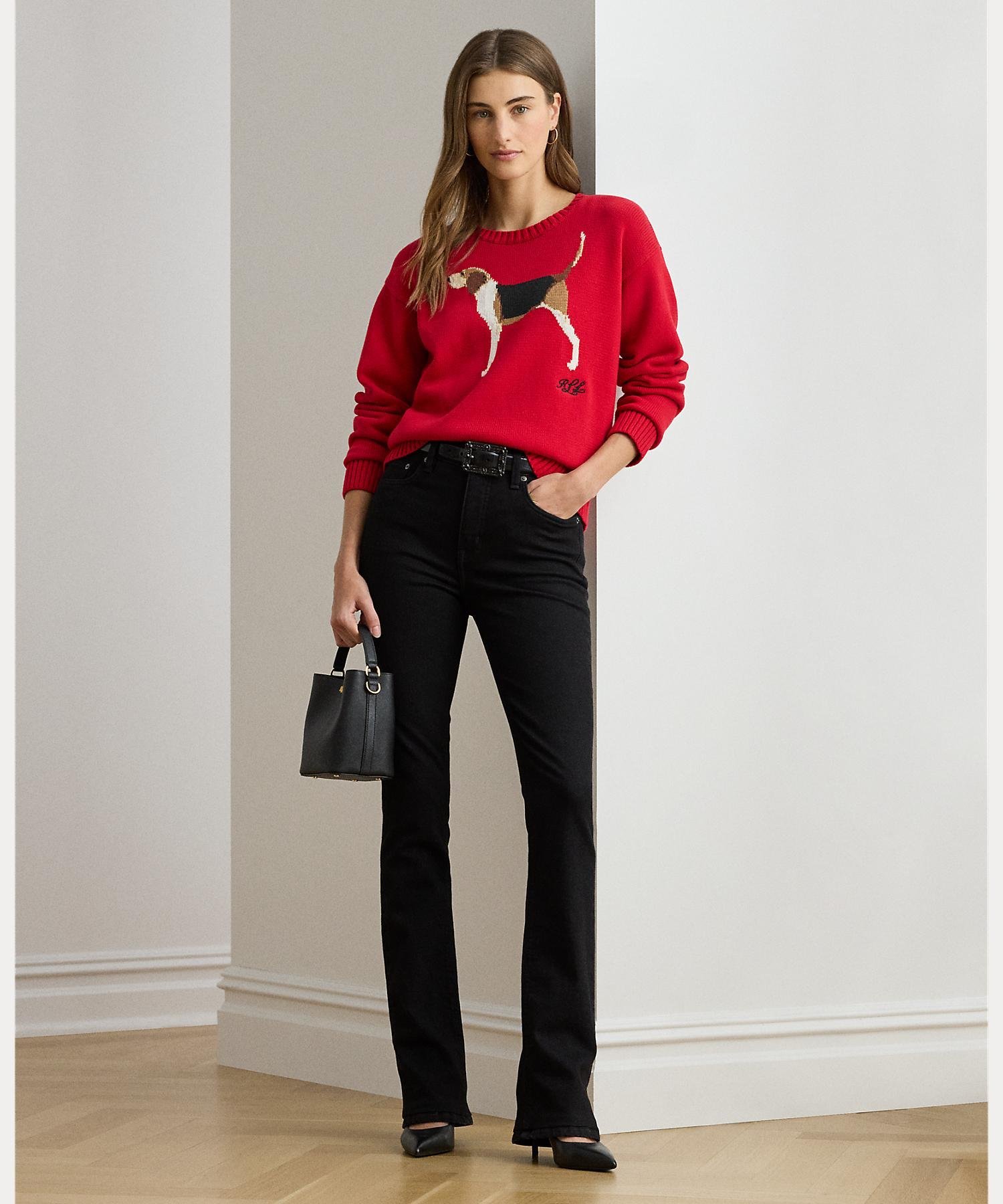 RALPH LAUREN｜インターシャニット フォックスハウンド コットン