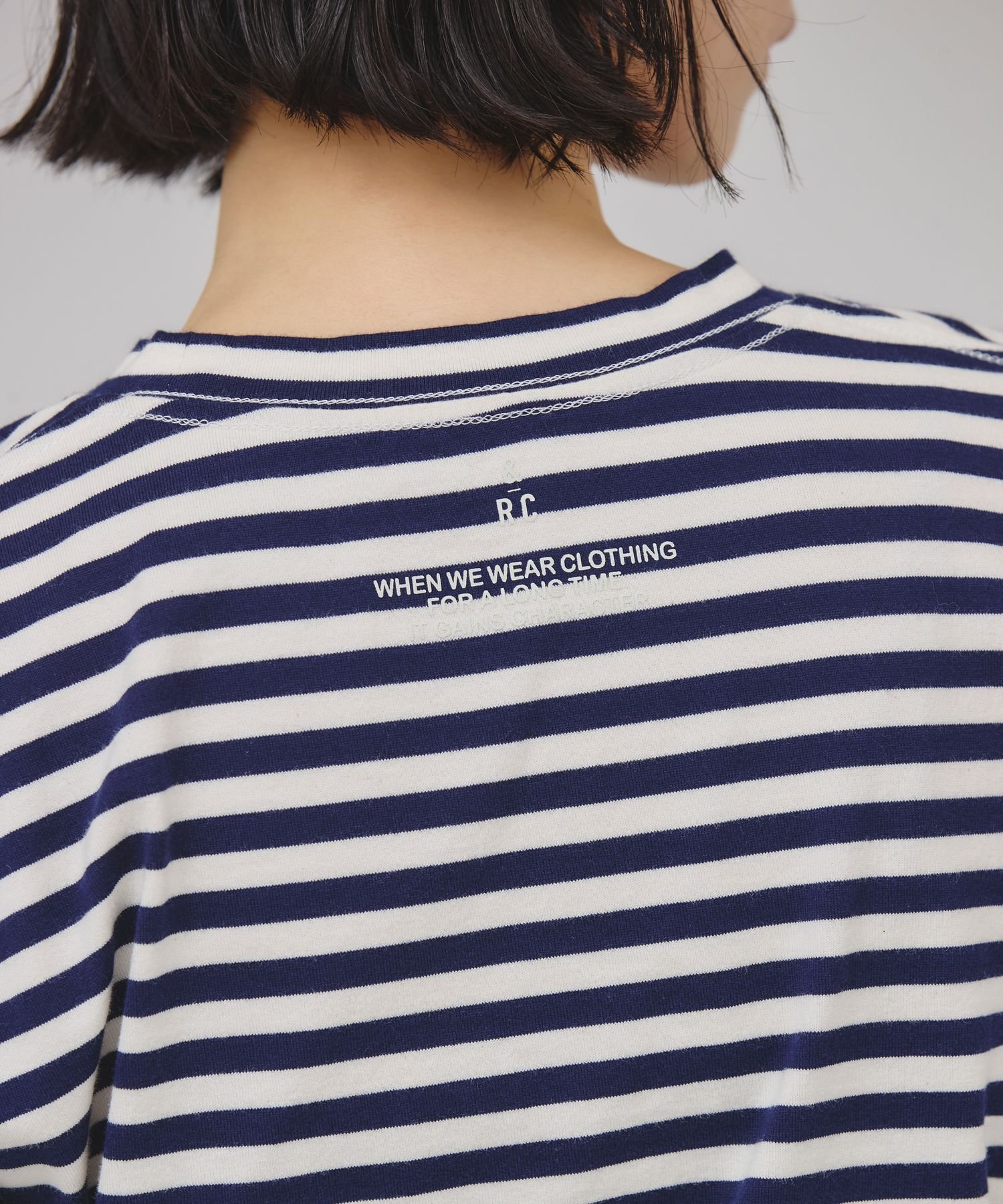 カレンソロジー＜&RC＞ボーダーロングスリーブプルオーバー/ネイビー・エクリュ Curensology｜<&RC>ボーダーロングスリーブプルオーバー | Rakuten