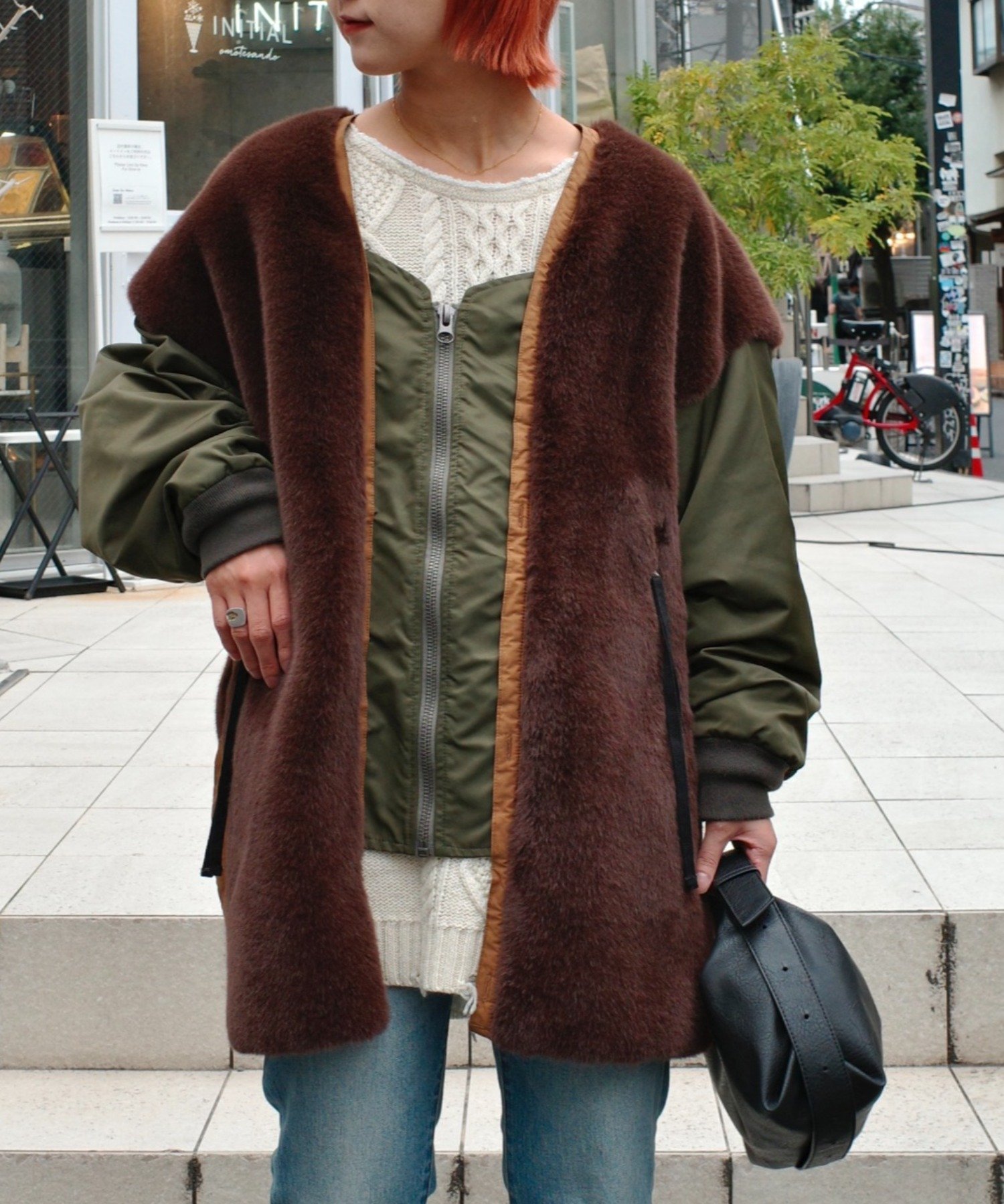 CIAOPANIC TYPY｜【etsinta/エシンタ】ファー切替ジャケット | Rakuten