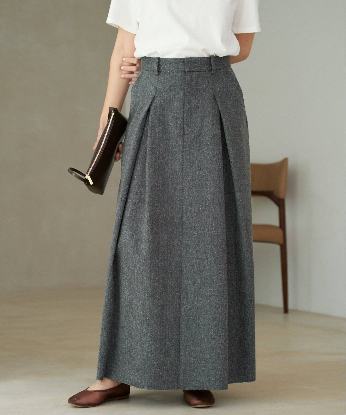 plage｜《追加》R'IAM TWEEDボンディング スカート | Rakuten Fashion