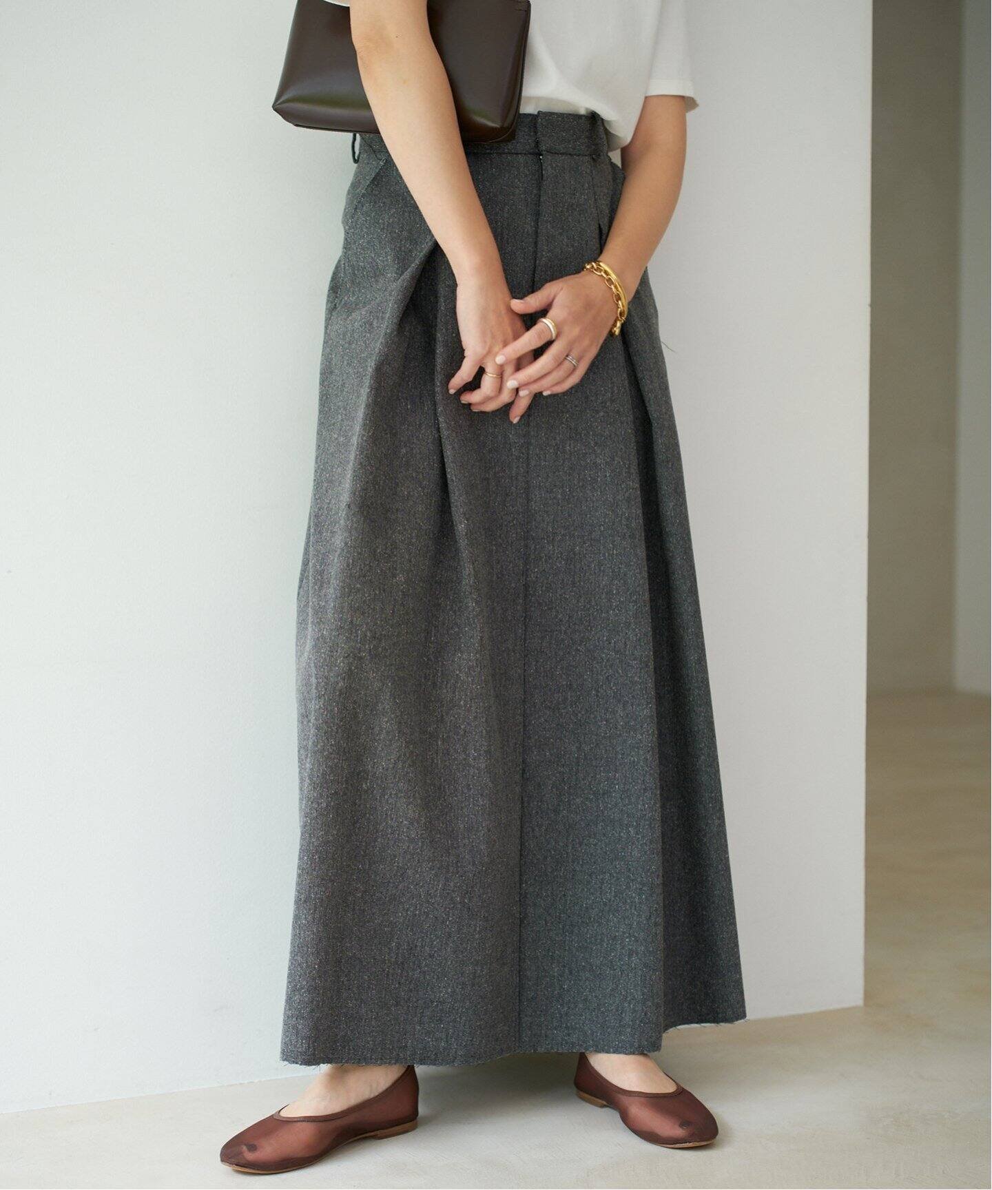 plage｜《追加》R'IAM TWEEDボンディング スカート | Rakuten Fashion