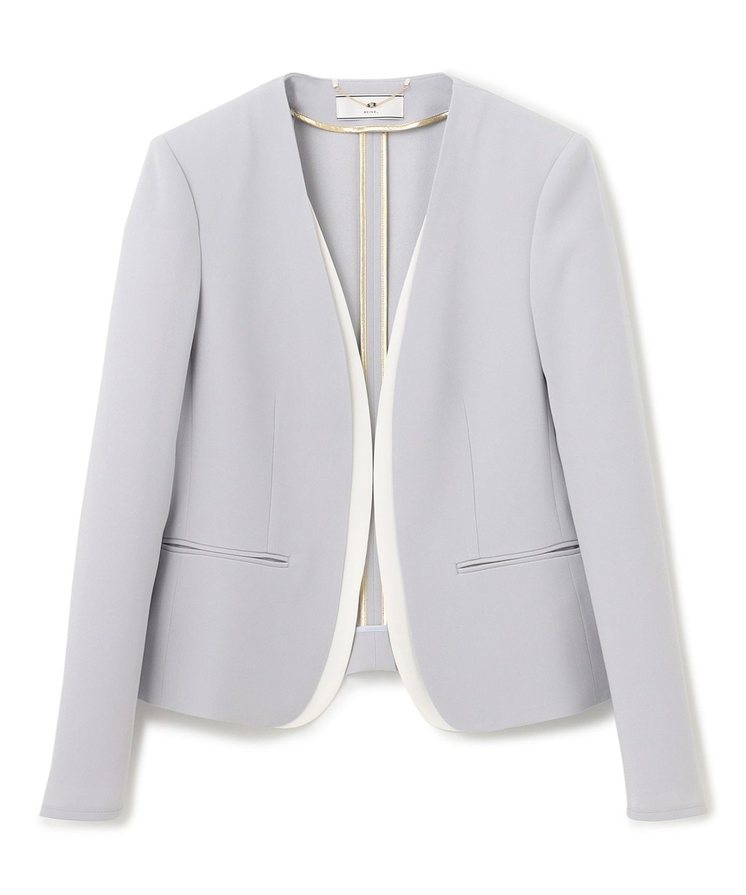 BEIGE,｜CINDY / ダブルカラージャケット | Rakuten Fashion(楽天