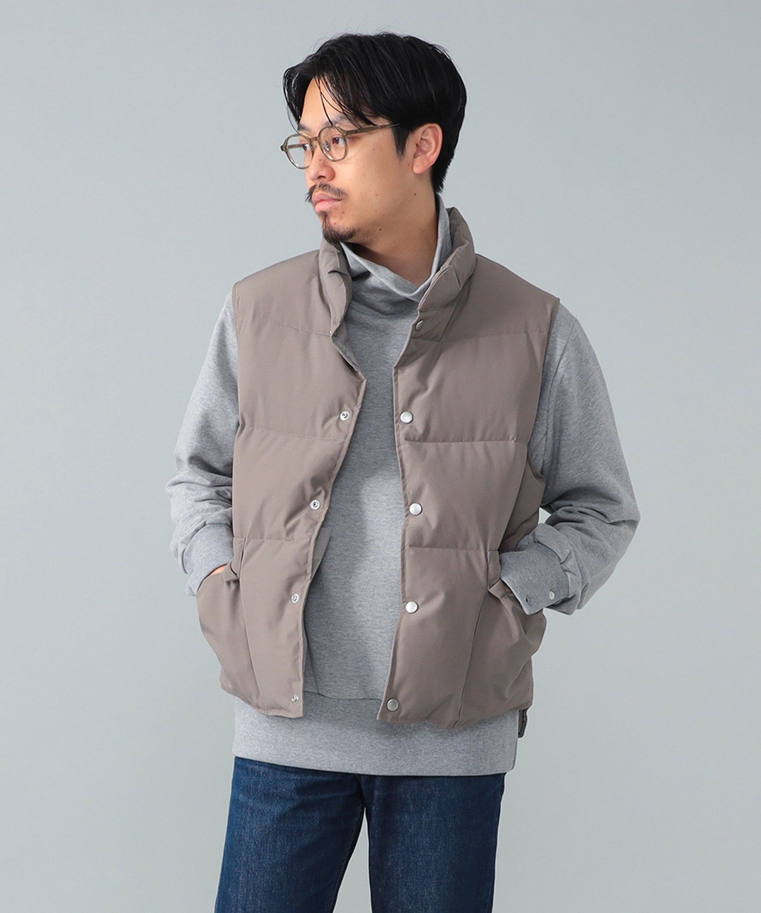 BEAMS MEN｜【別注】WOOLRICH / ダウンベスト | Rakuten Fashion(楽天