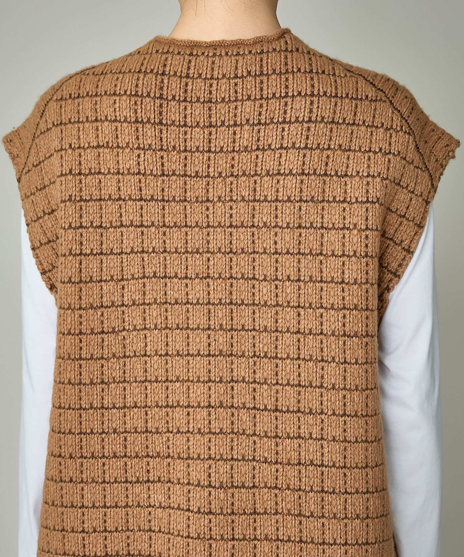 Curensology｜ツイーディフリンジニットベスト | Rakuten Fashion(楽天