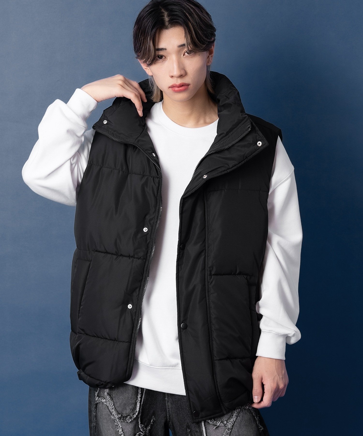 improves｜UAU ワオ 中綿 フェイク ダウンベスト | Rakuten Fashion