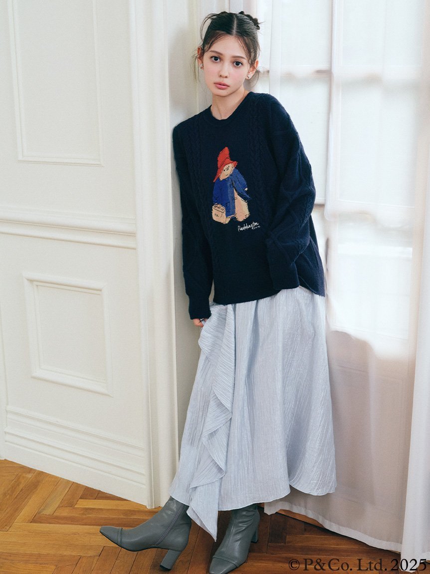 CELFORD｜【パディントン(TM)×CELFORD】ケーブルニットプルオーバー