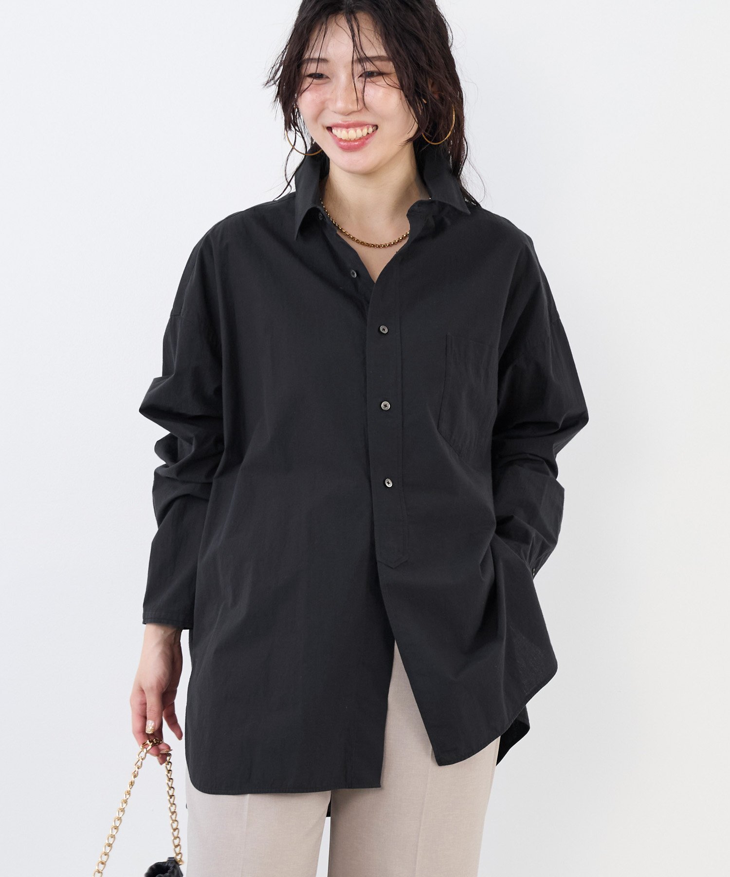 MICA＆DEAL｜【TICCA】ハーブスクエアビッグシャツブルゾンUNI