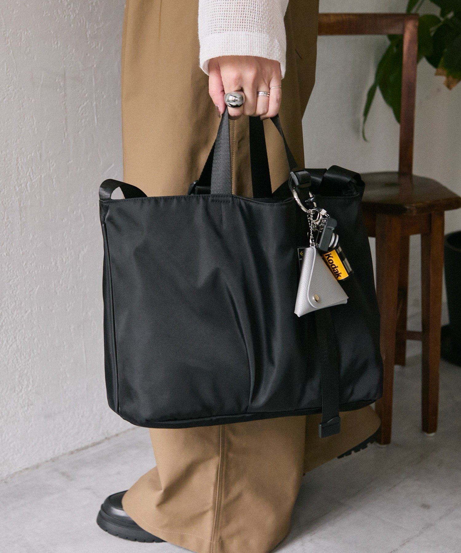 ear PAPILLONNER｜《ouchi企画》アジャスタートートバッグ横型