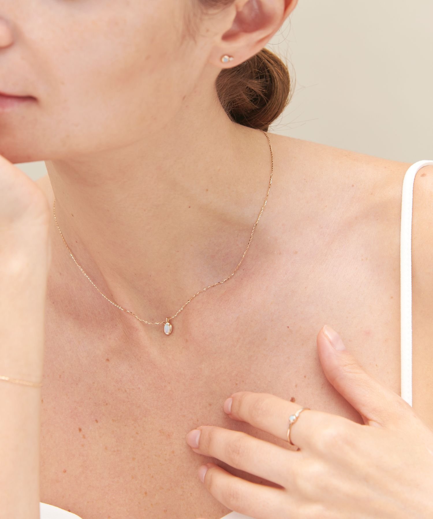 ete｜K10YG オパール ネックレス | Rakuten Fashion(楽天ファッション