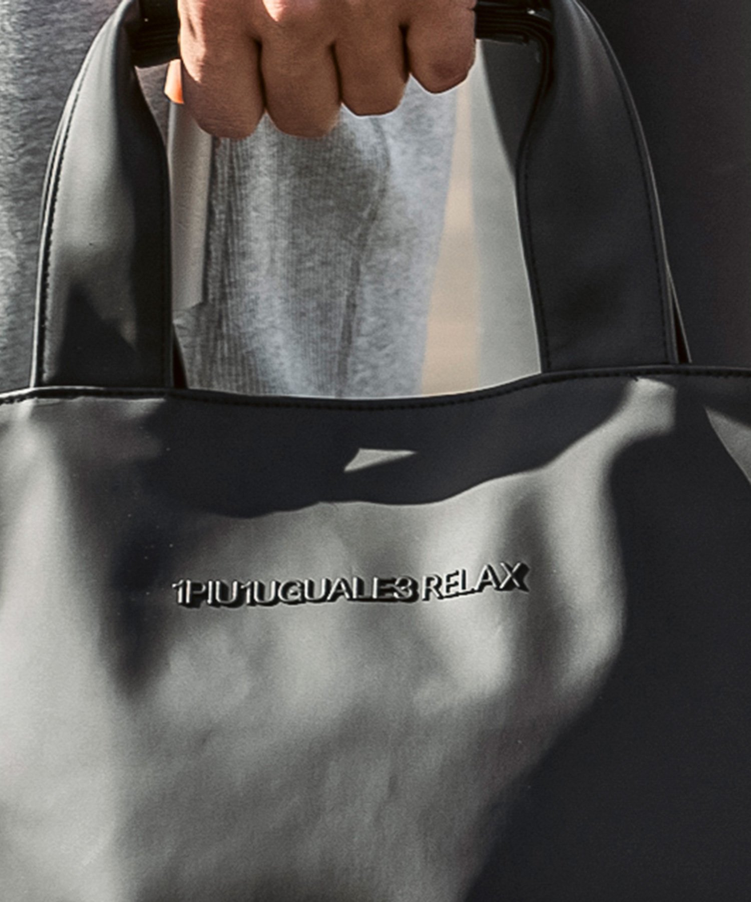 SHIFFON｜1PIU1UGUALE3 RELAX シンセティックレザーミニトートバッグ