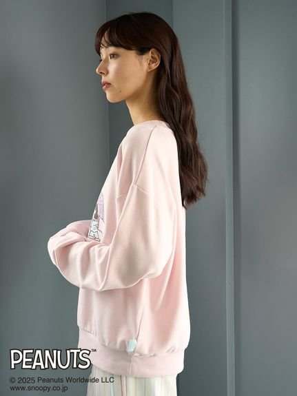 gelato pique｜【PEANUTS】オリジナルアート ワンポイント裏毛プル