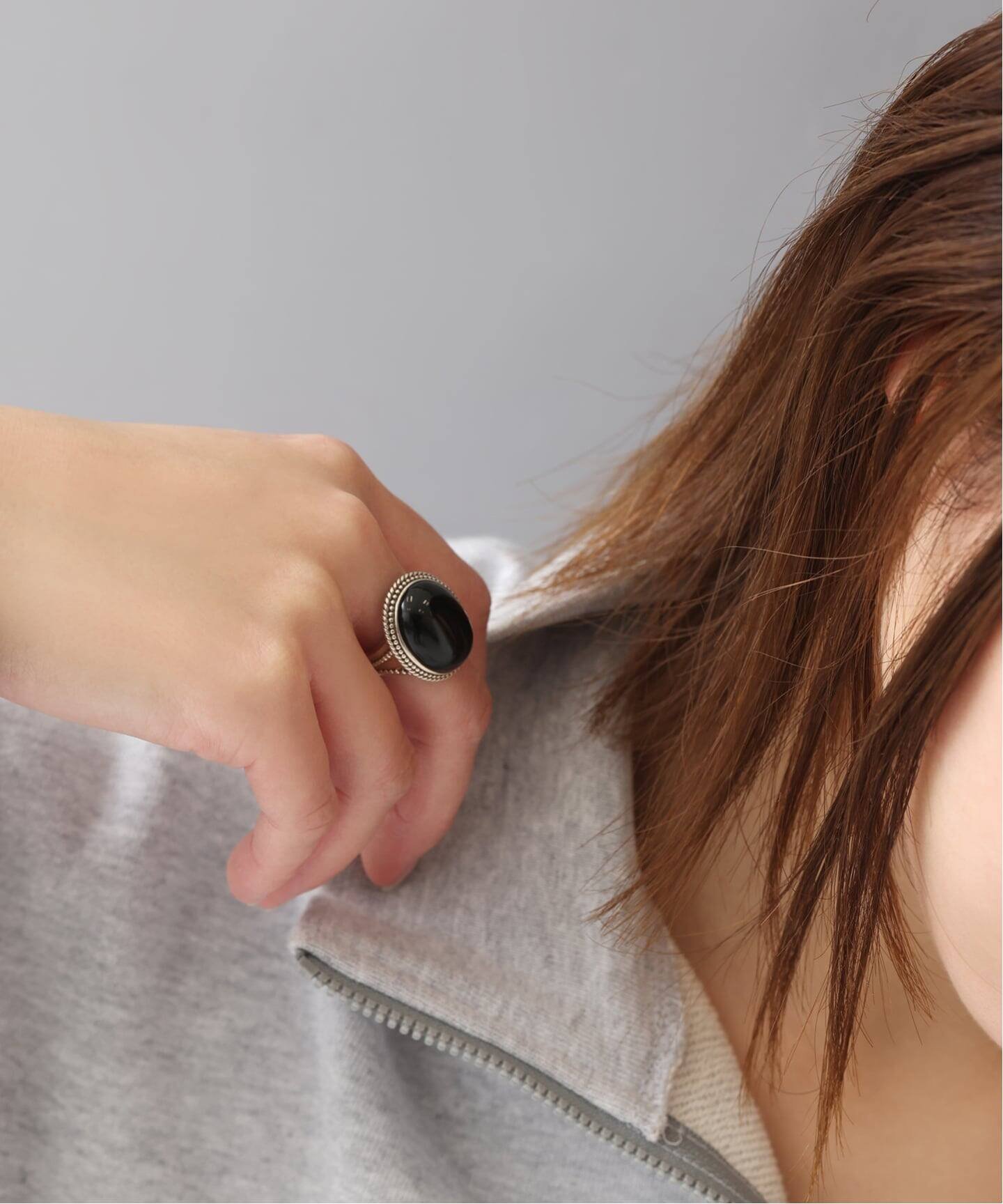 Spick & Span｜【SAMH by LILAS】オニキスリング SV | Rakuten Fashion