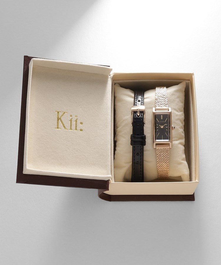 COCOSHNIK｜RG Kii:別注モデルスクエア チェンジャブルバンドウォッチ