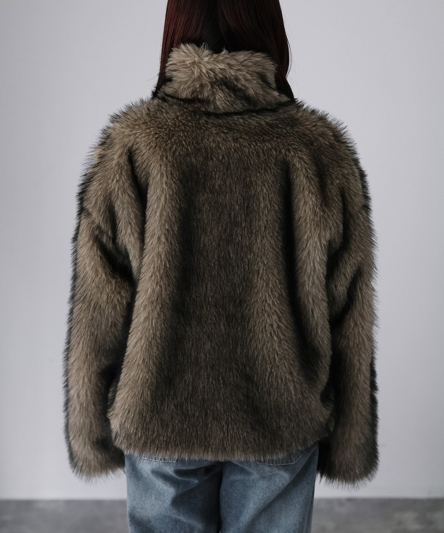 Riberry｜ダブルジップミックスファーコート | Rakuten Fashion(楽天