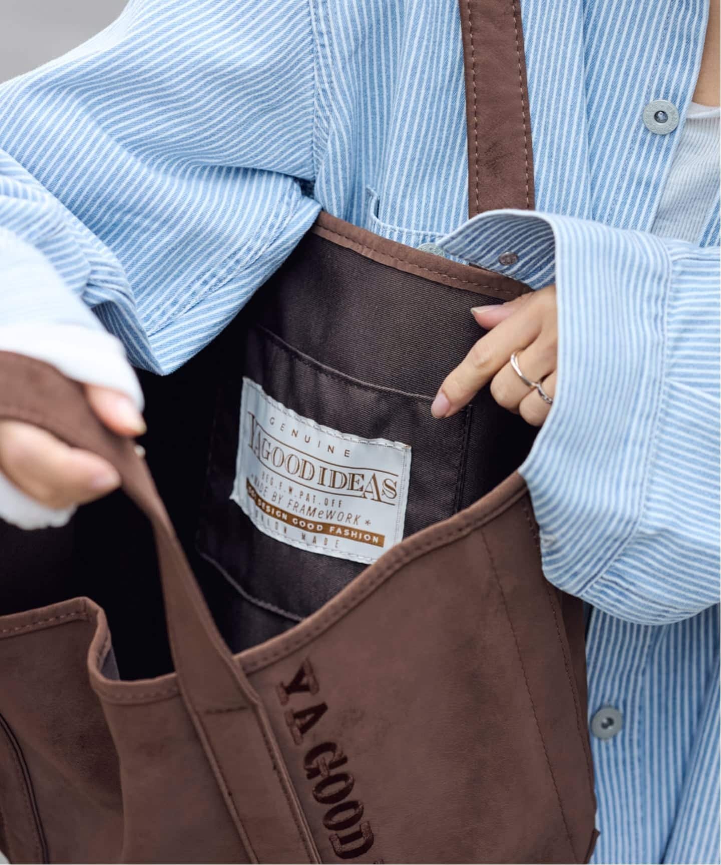 FRAMeWORK｜≪追加≫YA GOOD IDEAS GOOD NEWS BIG&MINI トートM 2