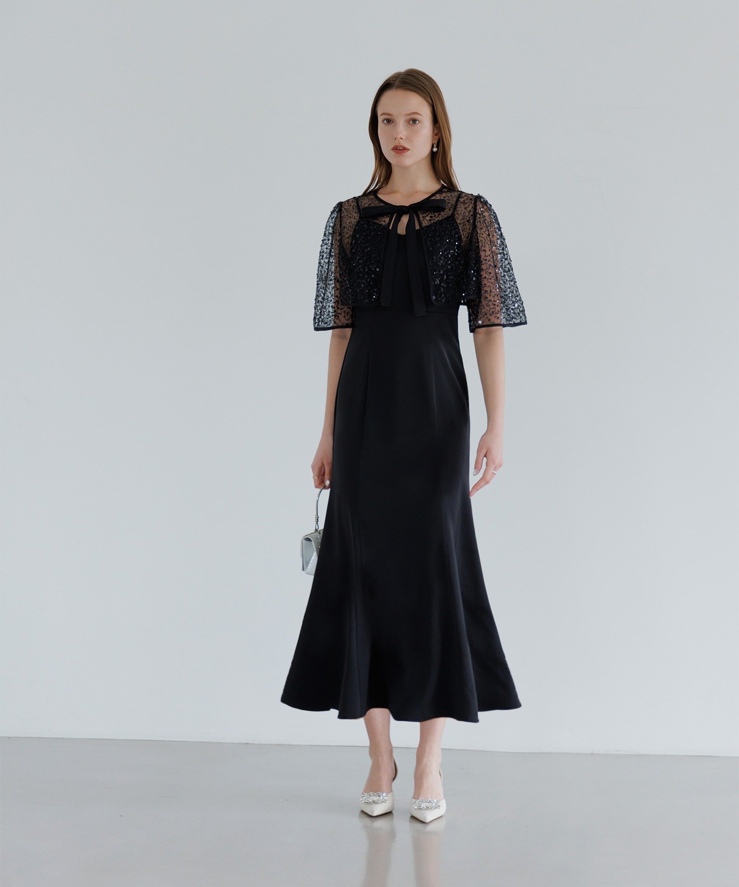 Leja｜LEJA-ビジューボレロマーメイドワンピースドレス 結婚式