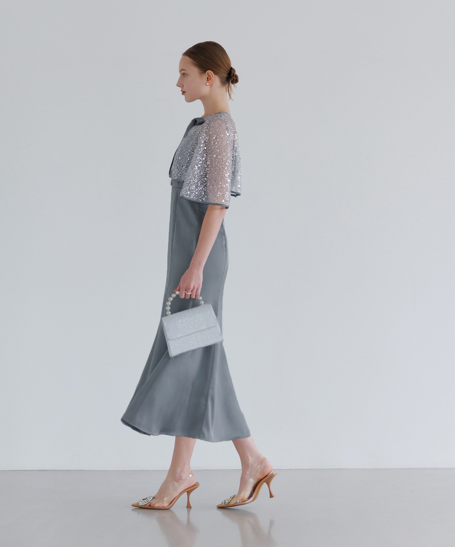 Leja｜LEJA-ビジューボレロマーメイドワンピースドレス 結婚式