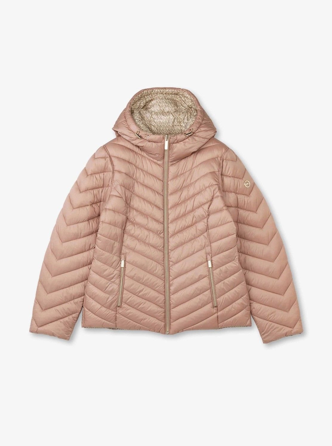 MICHAEL KORS｜リバーシブル MKロゴ パッカブル ジャケット マイケル