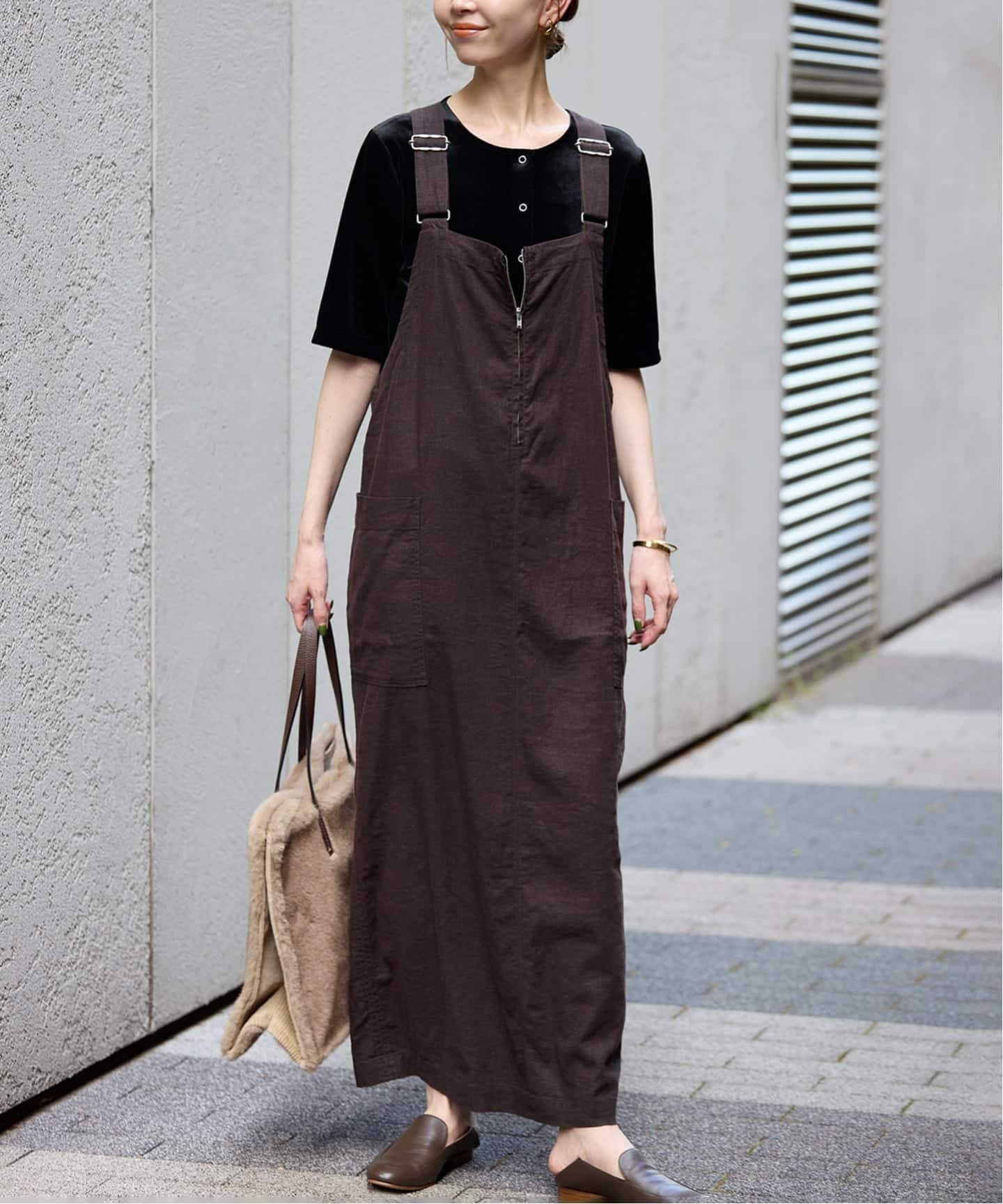 SLOBE IENA｜《WEB/一部店舗限定/追加2》アイラインジャンパースカート