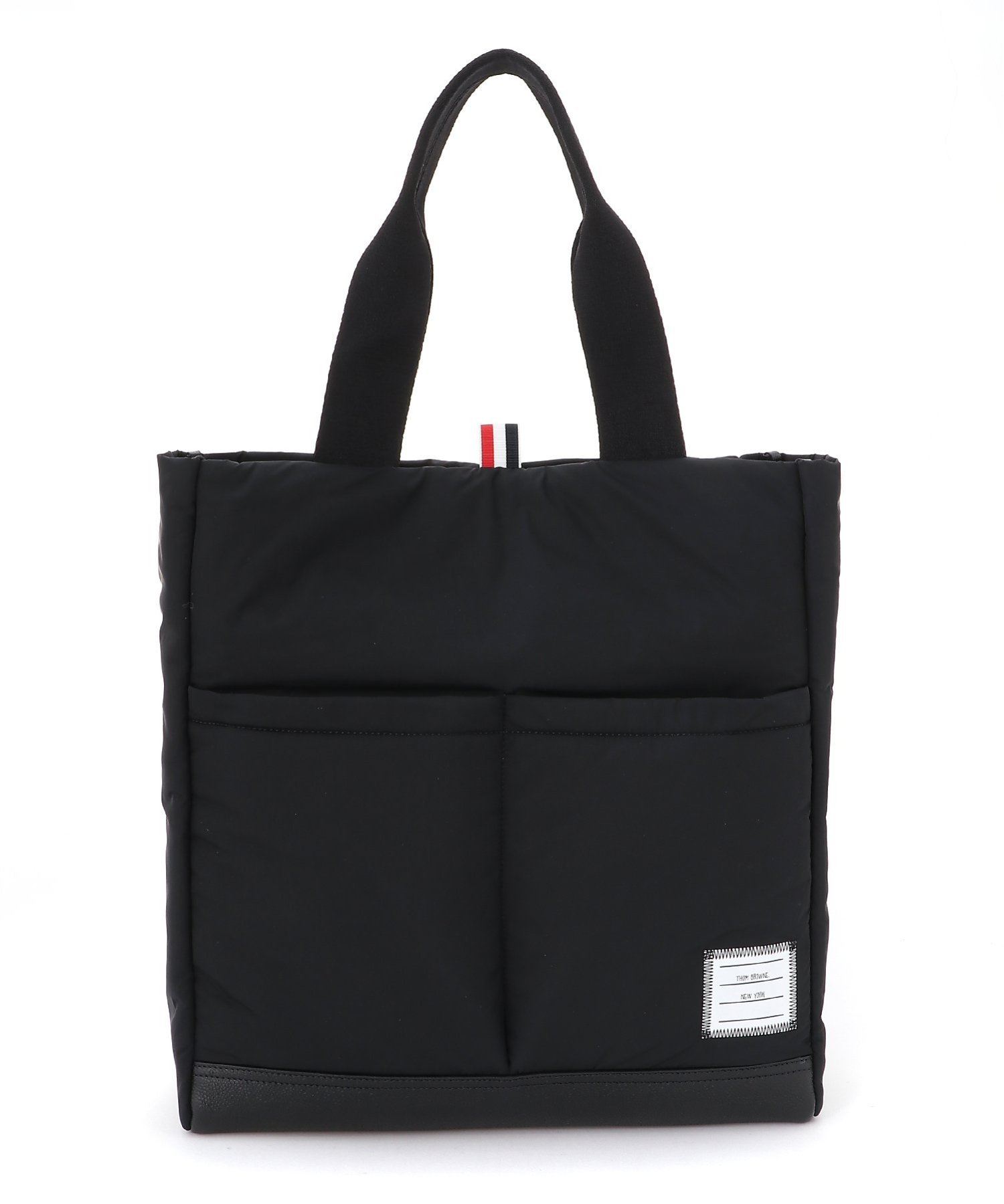 THOM BROWNE(トムブラウン)｜POCKET TOTE IN POLY TWILL | Rakuten
