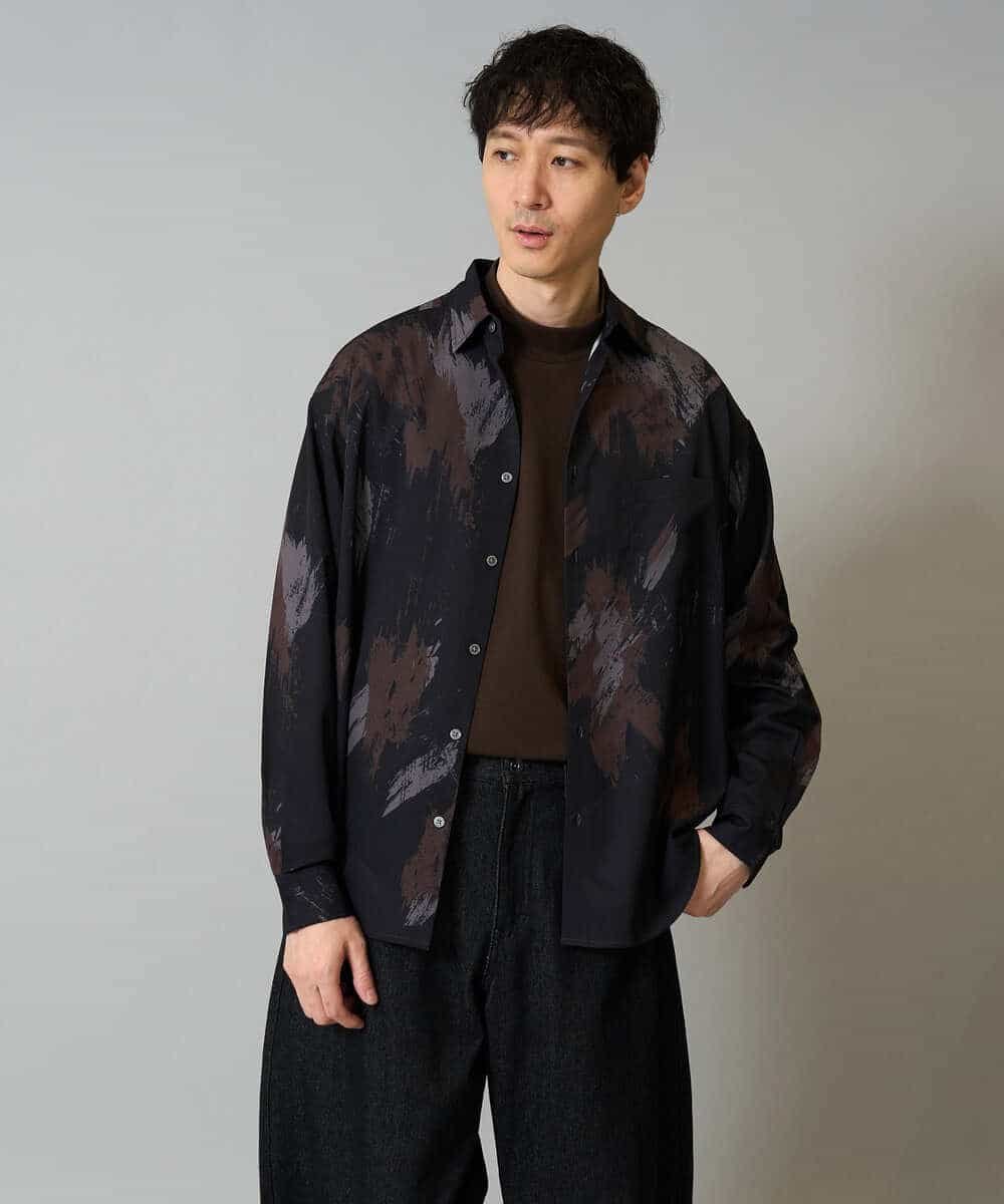 a.v.v｜【イージーケア/シワになりにくい】ペインター柄ワイド