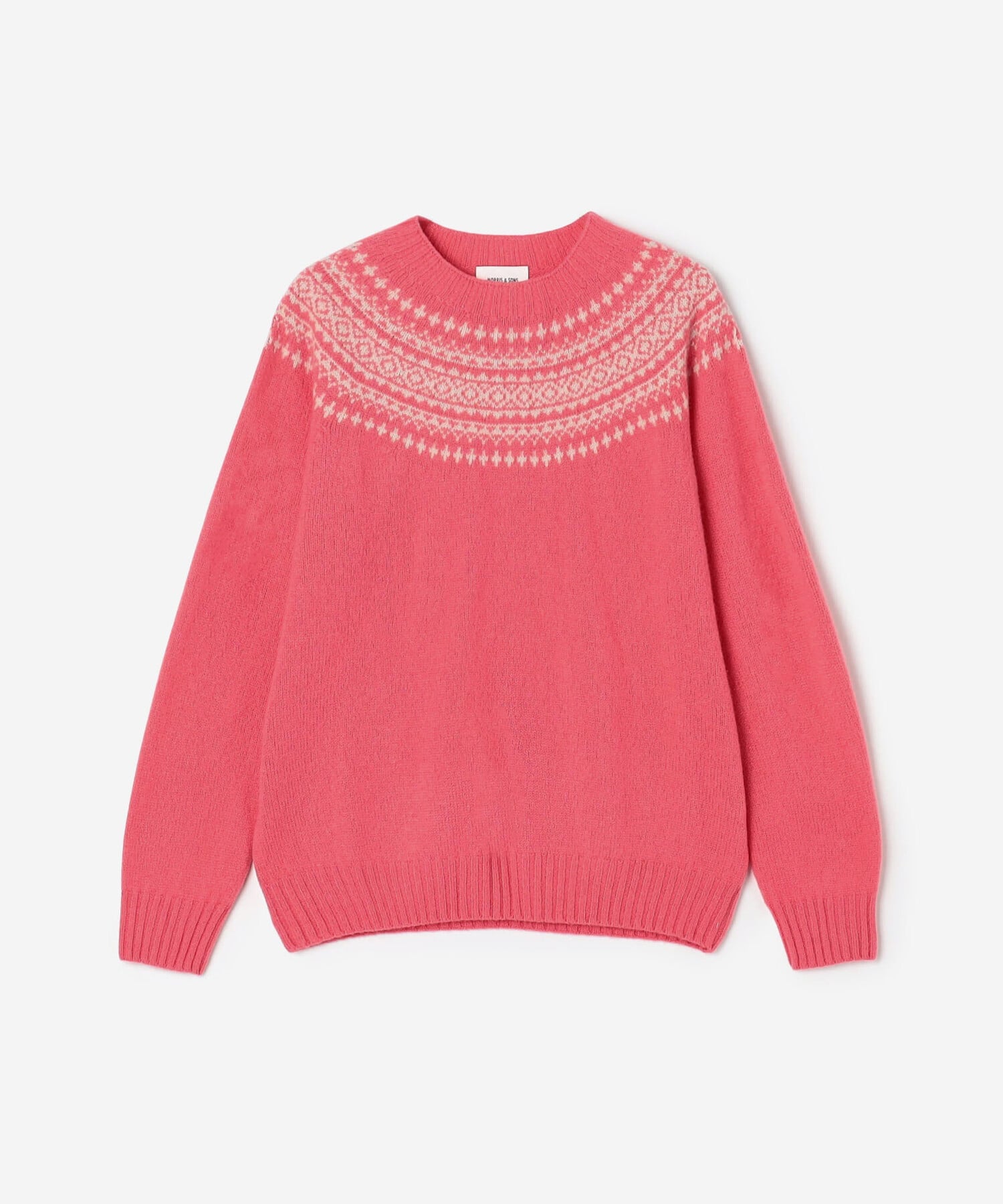 Bshop｜MORRIS & SONS | ジーロンラム ノルディックセーター WOMEN