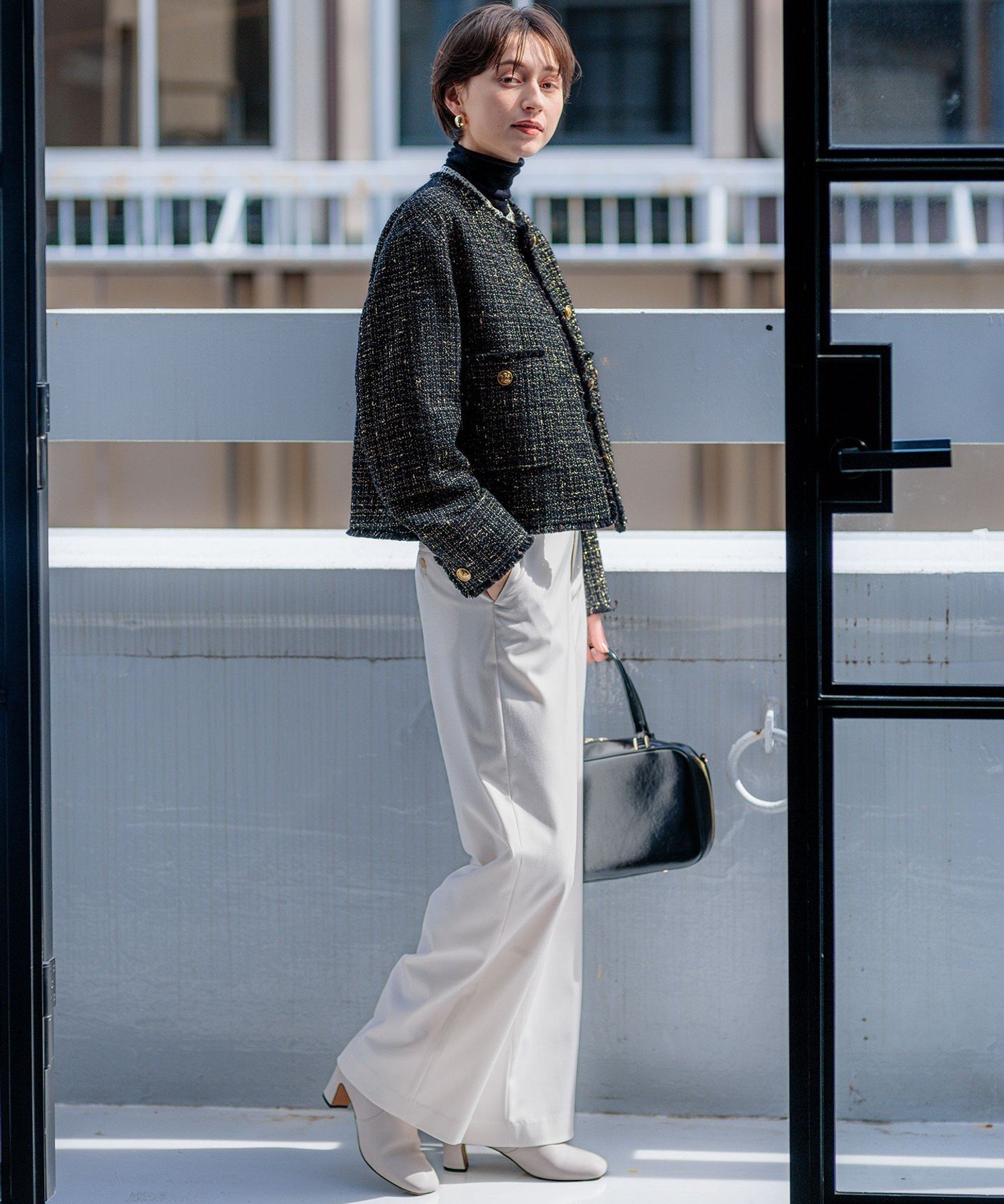 23区｜【滝沢眞規子さん着用】GIOLICA ボタン ツイード ジャケット