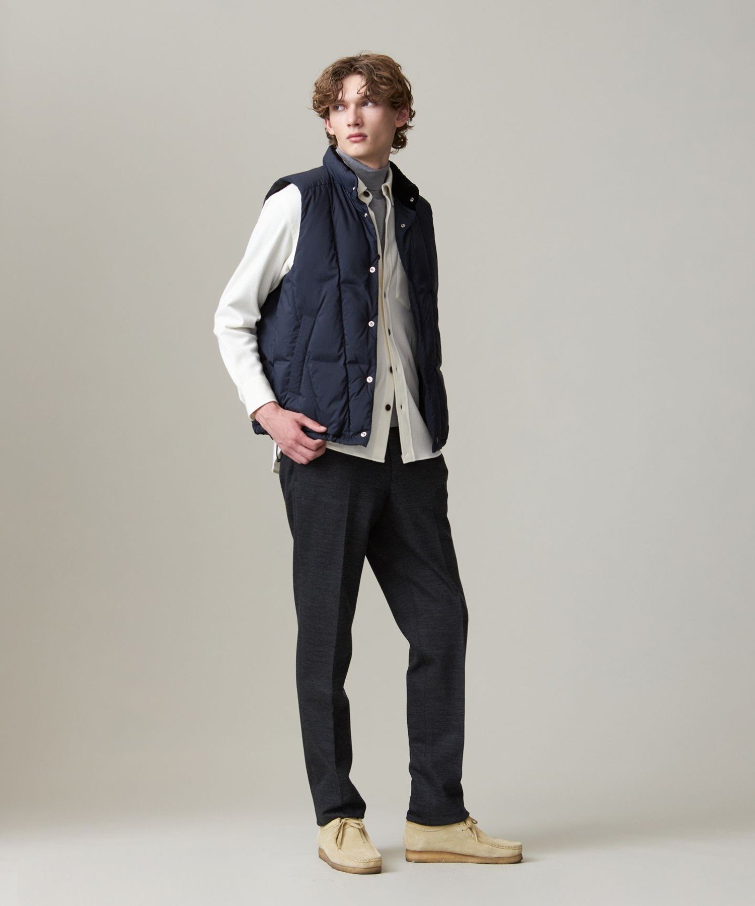 J.PRESS｜ナイロンワッシャータフタ ダウンベスト | Rakuten Fashion