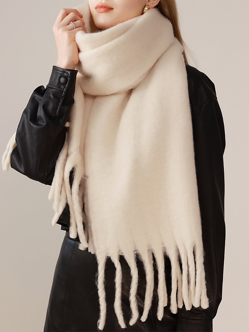 Doux Belle｜フリンジ付きマフラー レディース マフラー | Rakuten