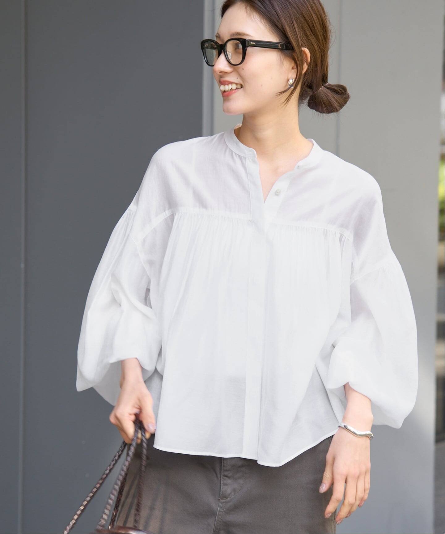 FRAMeWORK｜≪予約≫ギャザーブラウス | Rakuten Fashion(楽天