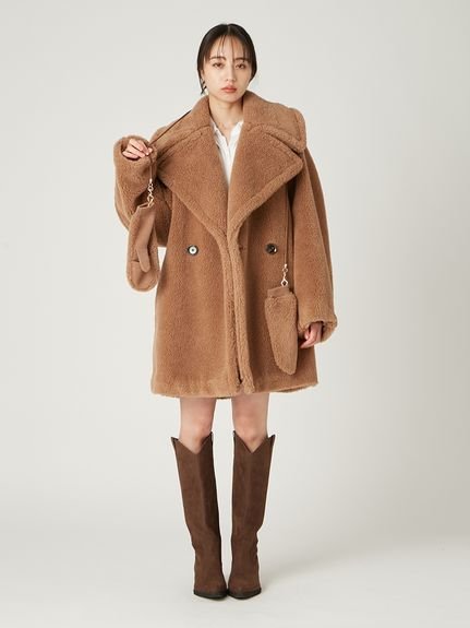 FRAY I.D｜ECOPELボアミドルコート | Rakuten Fashion(楽天