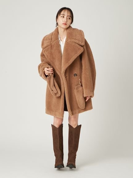 FRAY I.D｜ECOPELボアミドルコート | Rakuten Fashion(楽天