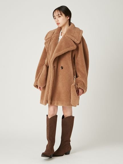 FRAY I.D｜ECOPELボアミドルコート | Rakuten Fashion(楽天