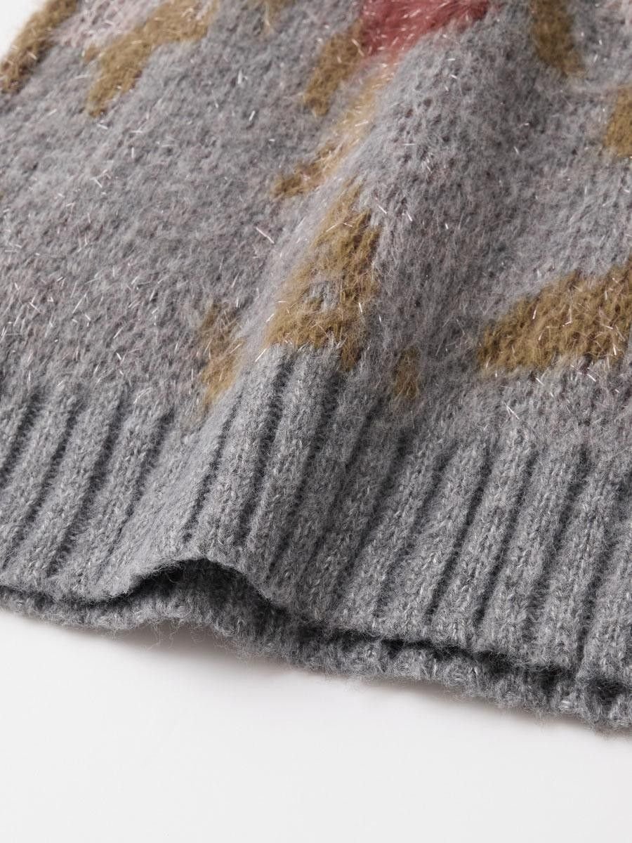 Vin｜フラワーラメニットカーディガン | Rakuten Fashion(楽天