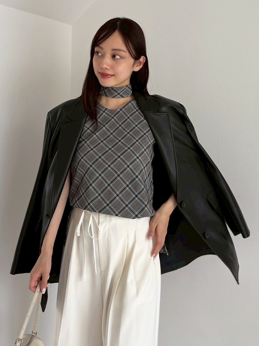 FRAY I.D｜バリエレザーライクテーラードジャケット | Rakuten Fashion