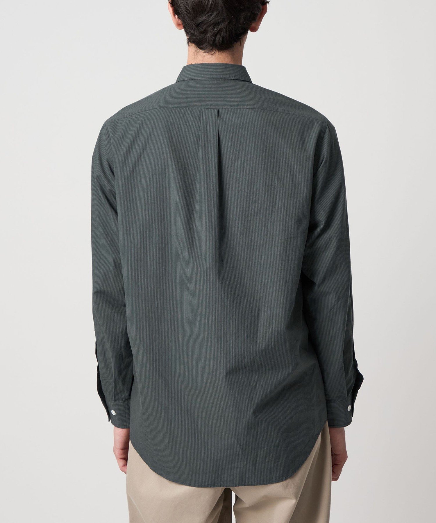 Steven Alan コンパクトヤーン ストライプ レギュラーカラー シャツ BEAUTY&YOUTH UNITED ARROWS｜<Steven Alan> 60 コンパクトヤーン