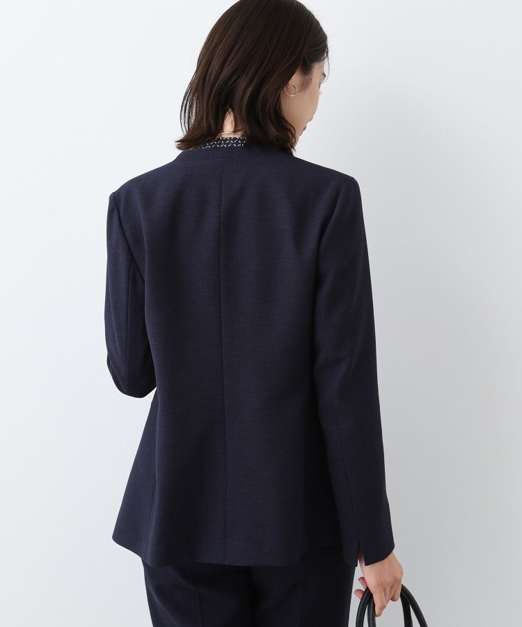 INDIVI｜【洗える/スーツ】ノーカラージャケット | Rakuten Fashion