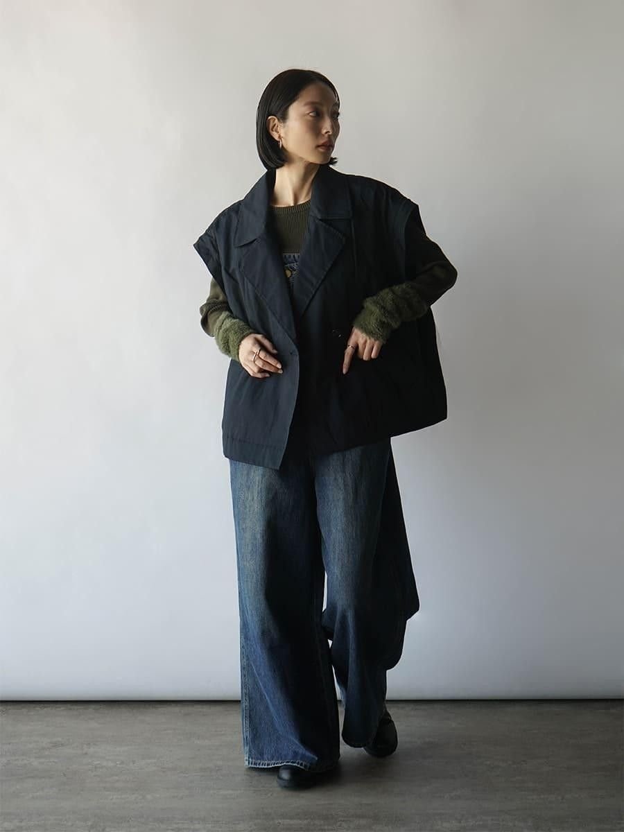 LASUD｜MA-1スリーブビッグカラージャケット | Rakuten Fashion(楽天