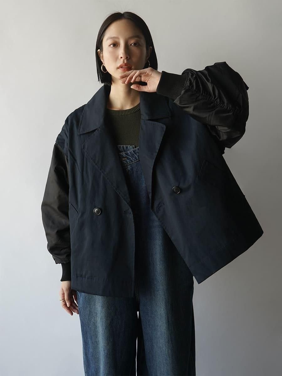 LASUD｜MA-1スリーブビッグカラージャケット | Rakuten Fashion(楽天