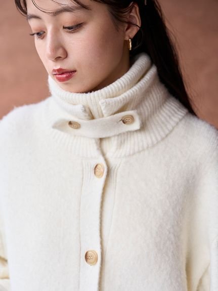 SNIDEL｜ステンカラーニットジャケットカーディガン | Rakuten Fashion