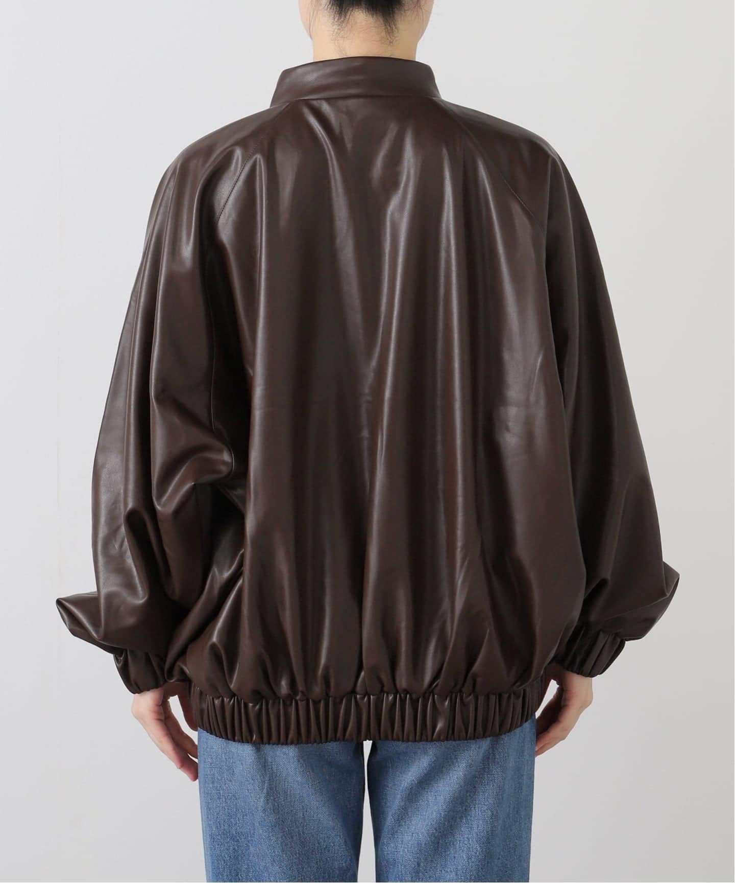 SLOBE IENA｜LANCER/ランサー SLOBE別注 フェイクレザーブルゾン