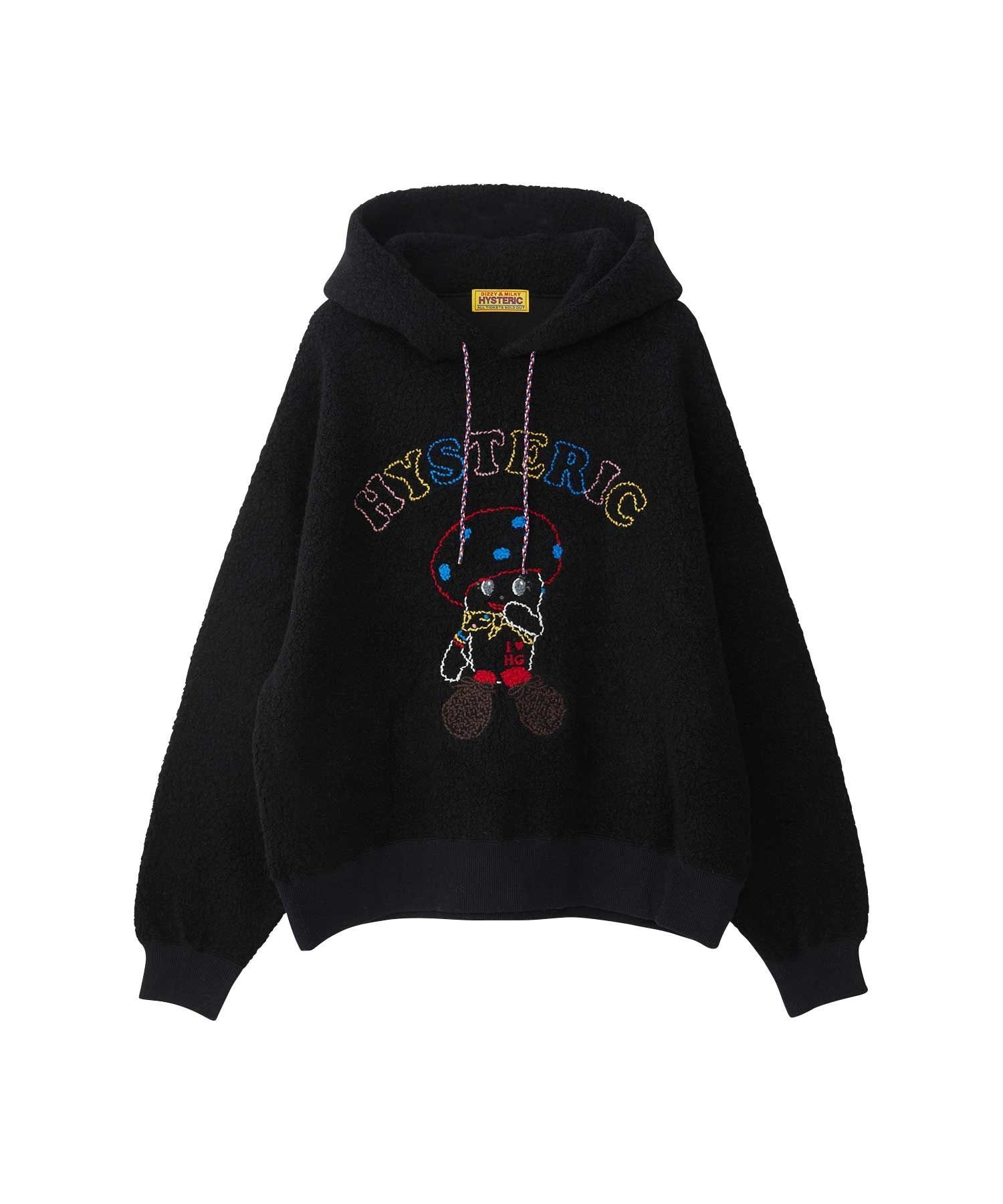 HYSTERIC GLAMOUR｜NOKO CHAN刺繍 オーバーサイズパーカー | Rakuten