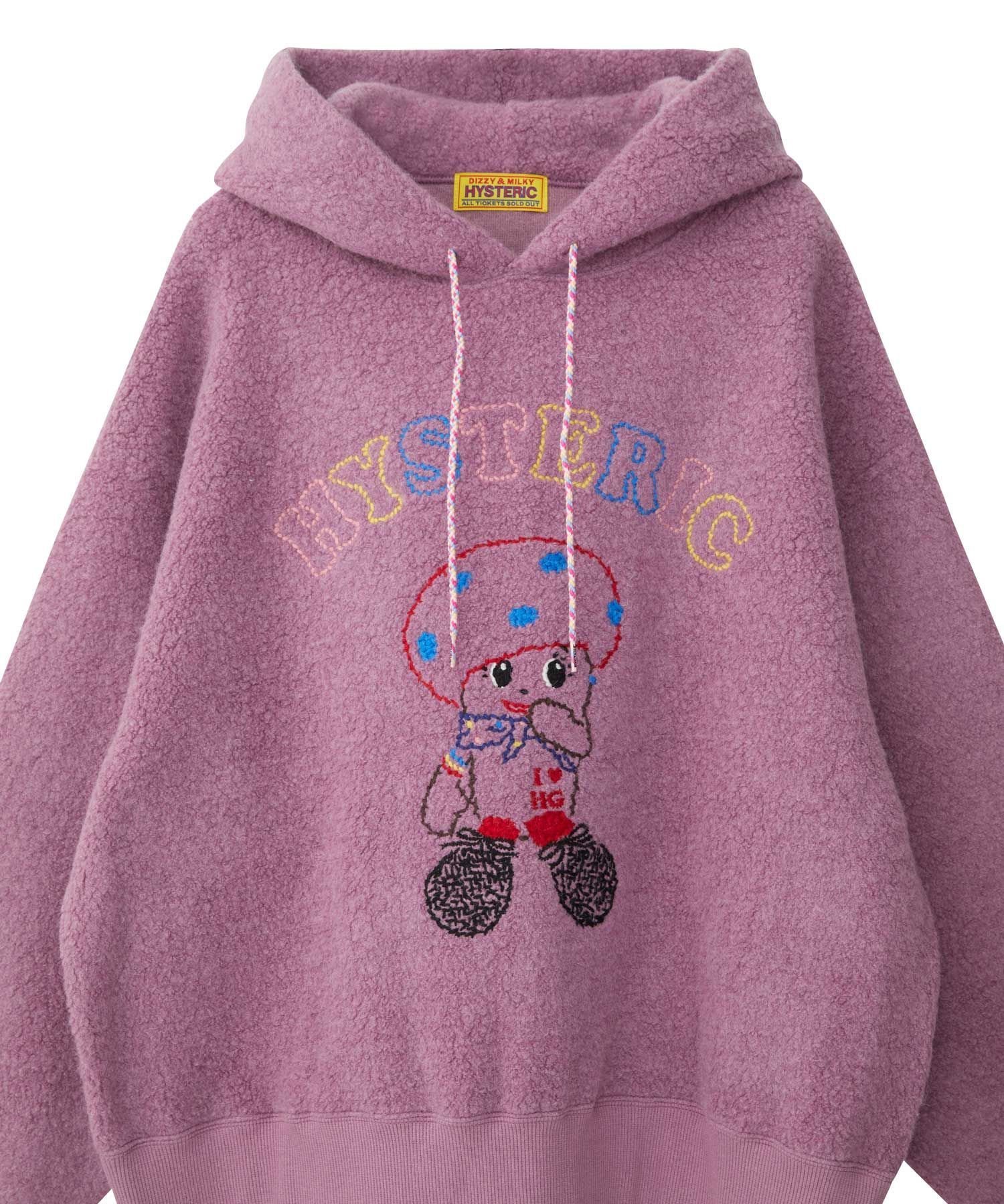 HYSTERIC GLAMOUR｜NOKO CHAN刺繍 オーバーサイズパーカー | Rakuten