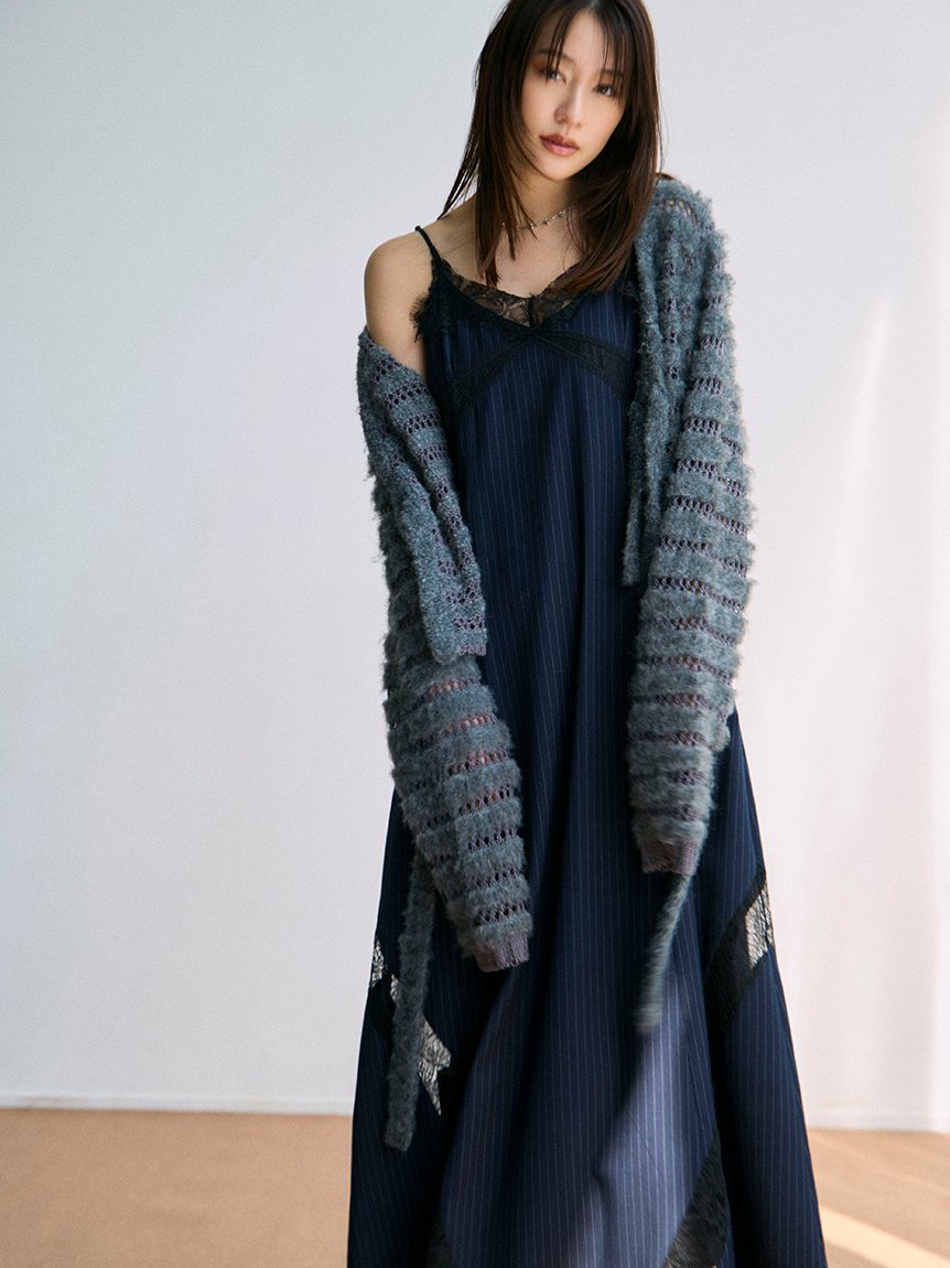 FRAY I.D｜レーストリムスリップワンピース | Rakuten Fashion(楽天