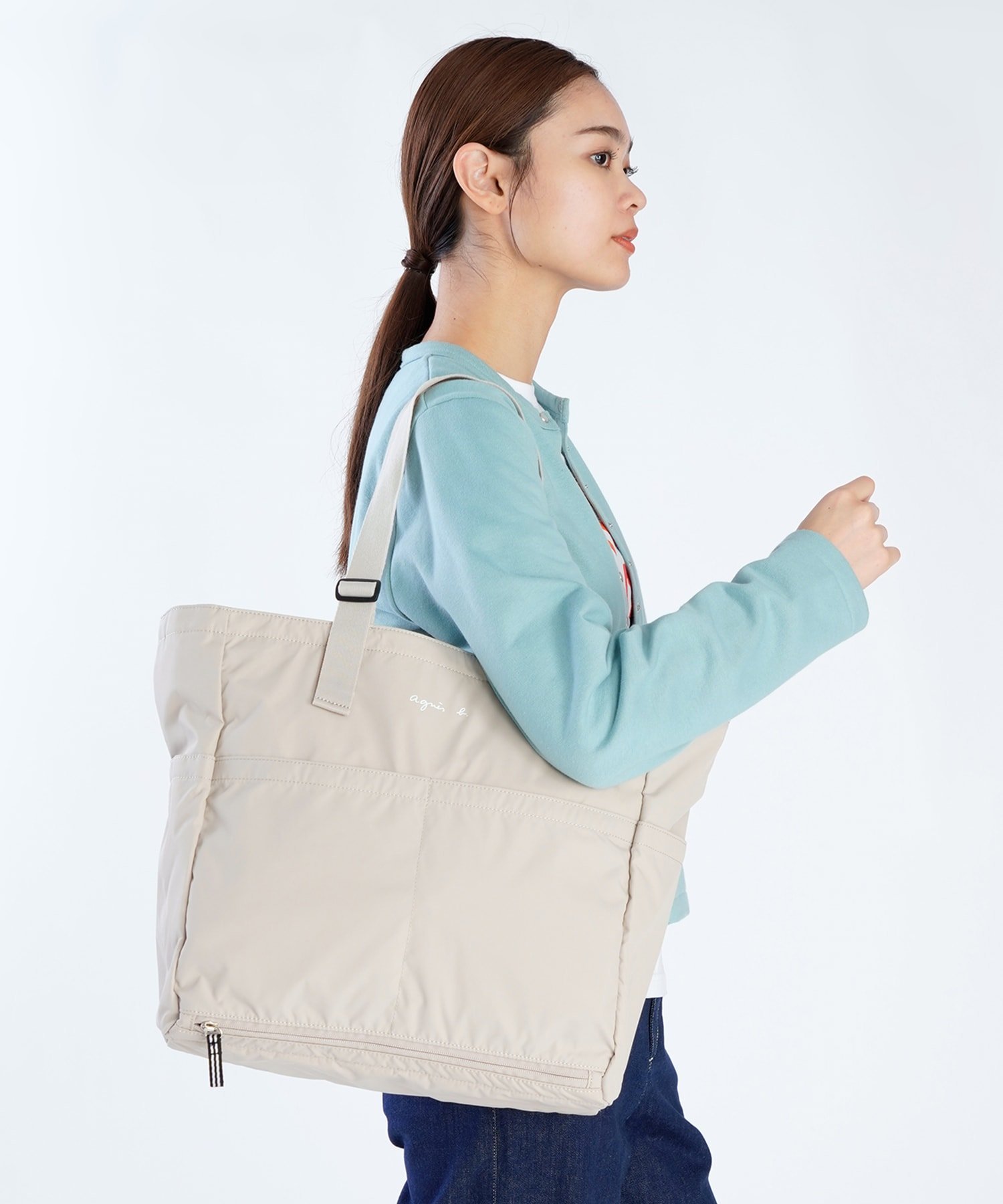 agnes b.｜ロゴ ペアレンツバッグ マザーズバッグ | Rakuten Fashion