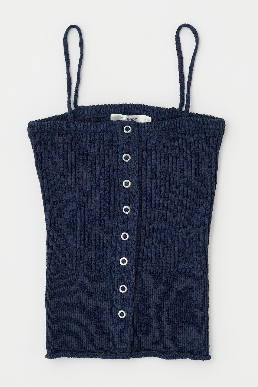 moussy｜FRONT BUTTON ニットキャミ | Rakuten Fashion(楽天